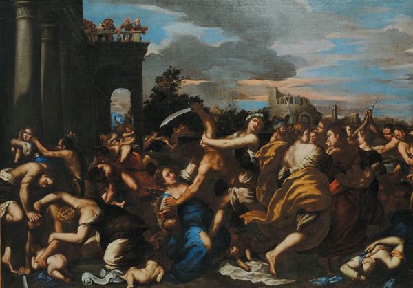 Pittore Romano degli inizi del XVII secolo Strage degli Innocenti