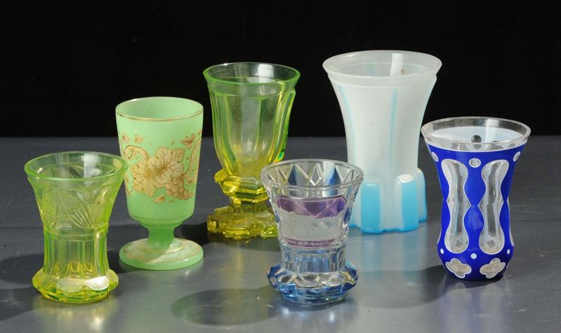 Lotto di sei bicchieri in vetro di Boemia  - Auction Old Paintings and Furnitures - Cambi Casa d'Aste