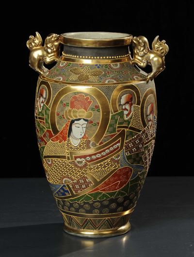 Vaso Satzuma, Giappone XIX Secolo