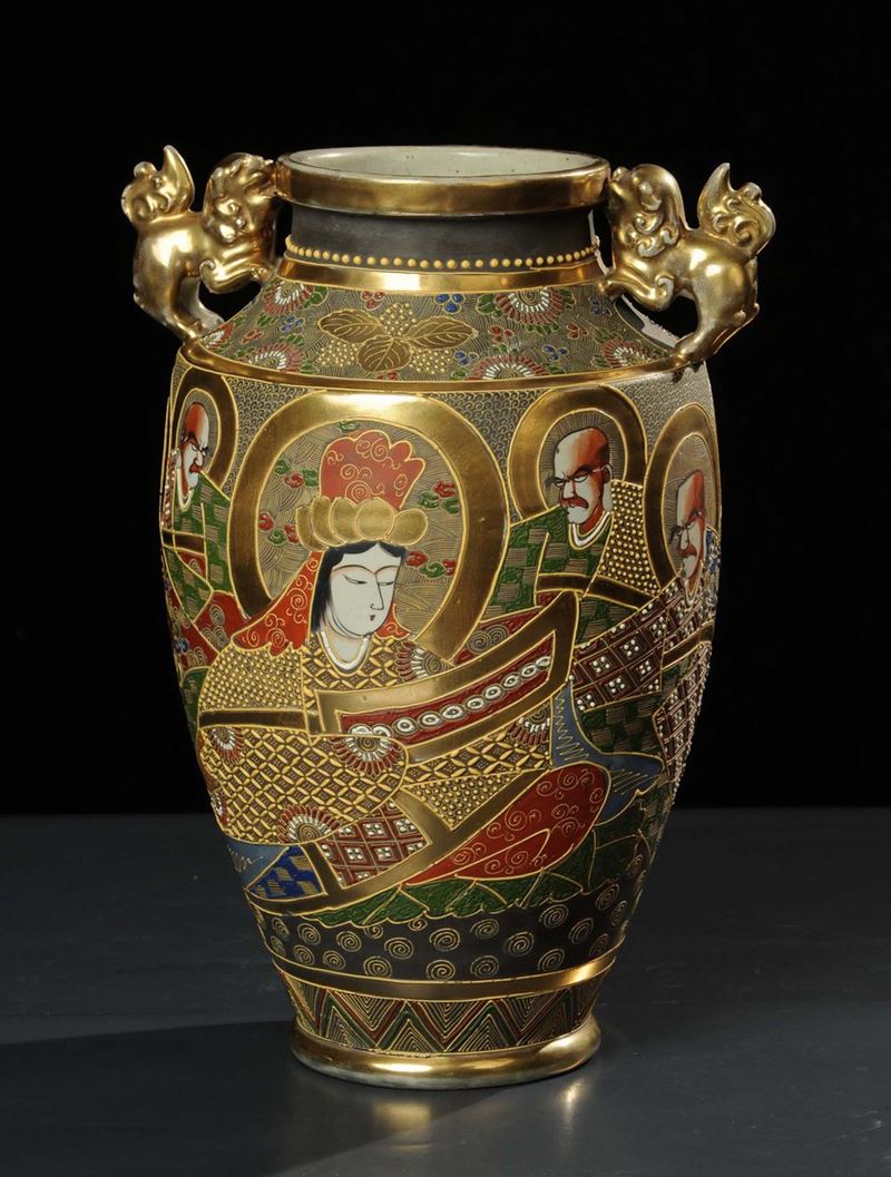 Vaso Satzuma, Giappone XIX secolo  - Auction Oriental Art - Cambi Casa d'Aste