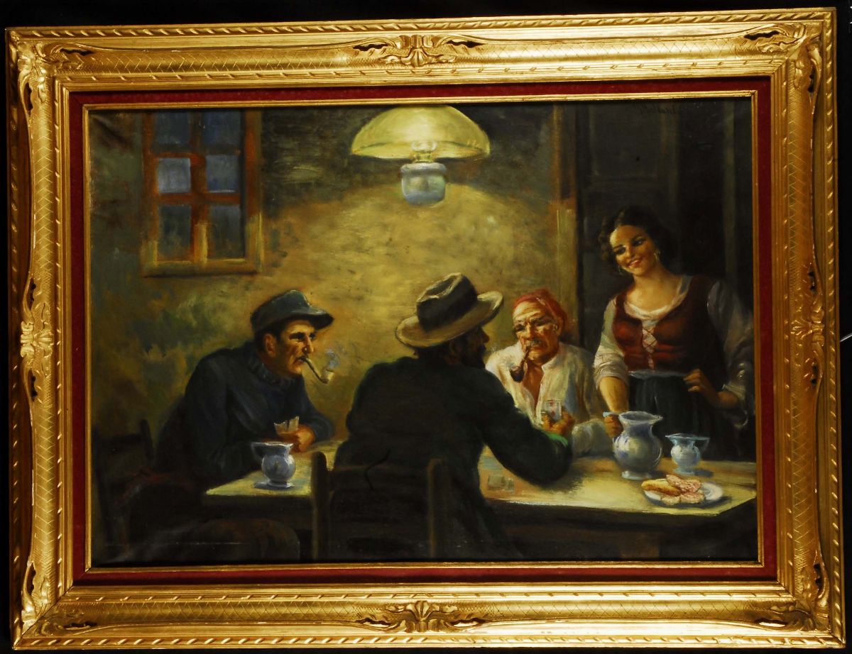 Dipinto Ad Olio su Tela
