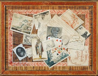 Coppia di Tromp Lõoeil, Piemonte Inizio XIX Secolo