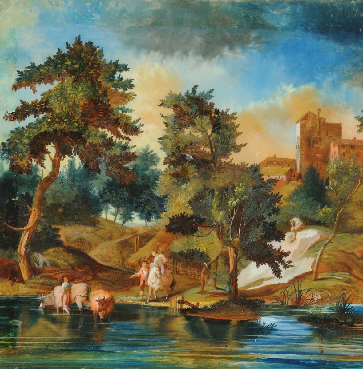 Scuola Italiana del XVIII Secolopaesaggio Fluviale