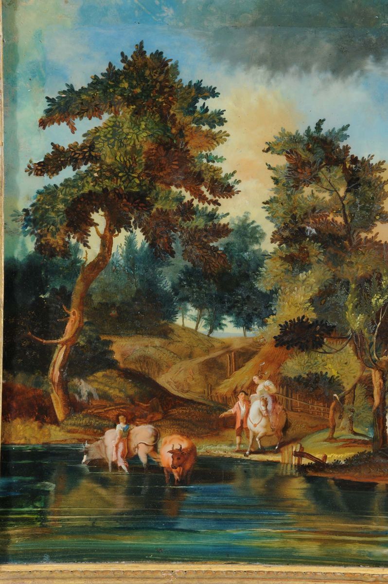 Scuola Italiana del XVIII Secolopaesaggio Fluviale