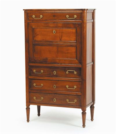 Secretaire in Mogano, Piemonte XIX Secolo
