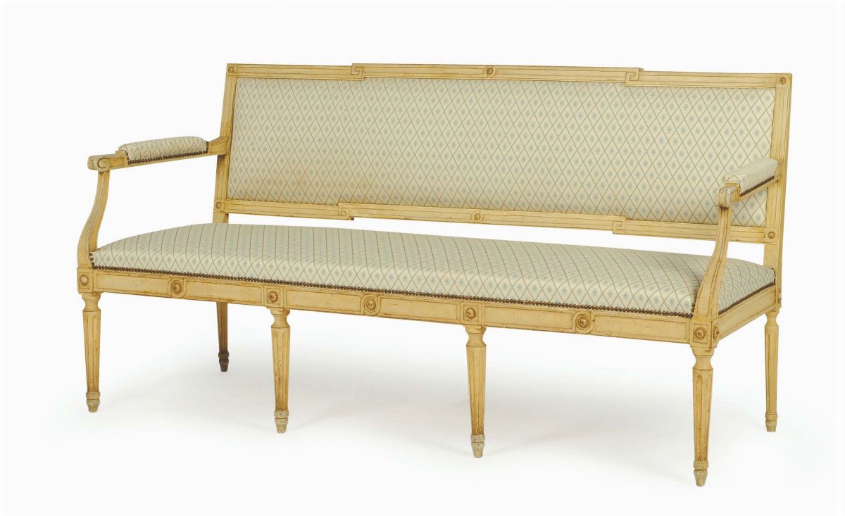 Salotto Luigi XVI Laccato, Piemonte Fine XVIII Secolo