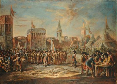 Francesco Simonini (1686-1755)scena Militarescena Militare