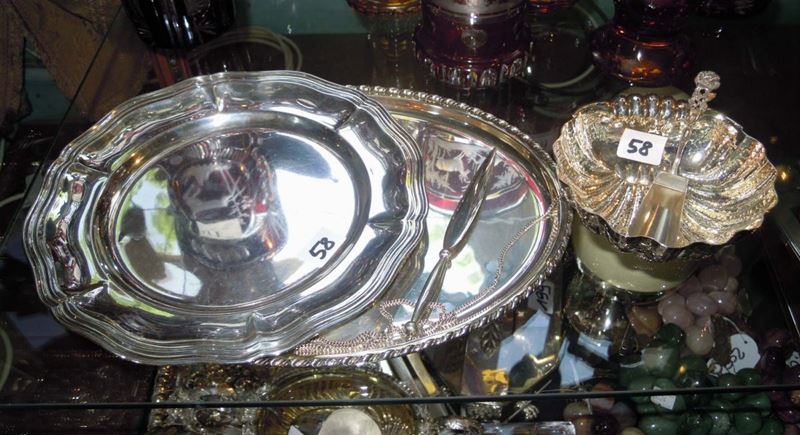 Lotto misto di oggetti in argento  - Auction House Sale Villa la Femara - Cambi Casa d'Aste