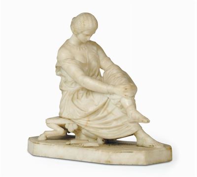Sachi, XIX Secolofigura Femminile Seduta