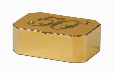 Cofanetto Rettangolare in Oro 18 Kt
