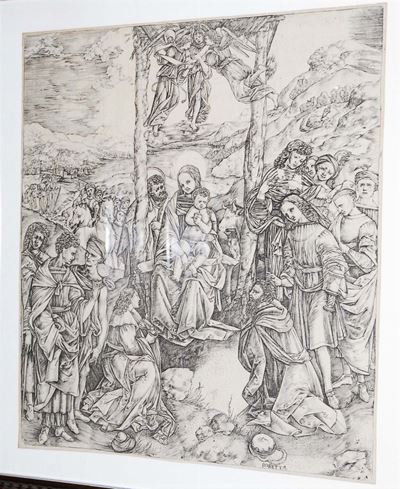 Cristofano Robetta (1462-1523)adorazione dei Magi