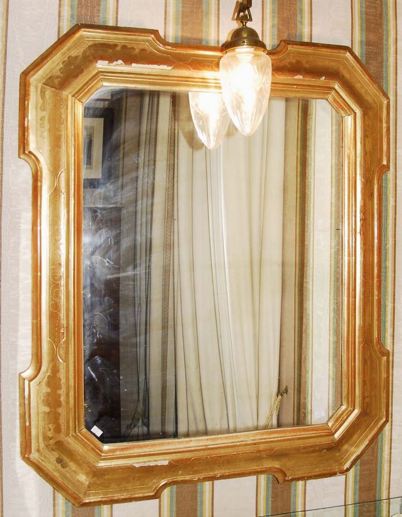 Specchiera a vassoio, XIX secolo  - Auction House Sale Villa la Femara - Cambi Casa d'Aste