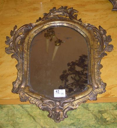 Coppia di Ventoline in Legno Intagliato e Dorato, XVIII Secolo