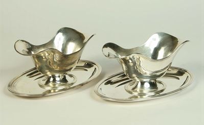 Coppia di Salsiere in Argento 925