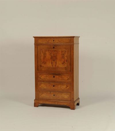 Secretaire a Tre Cassetti, XIX Secolo