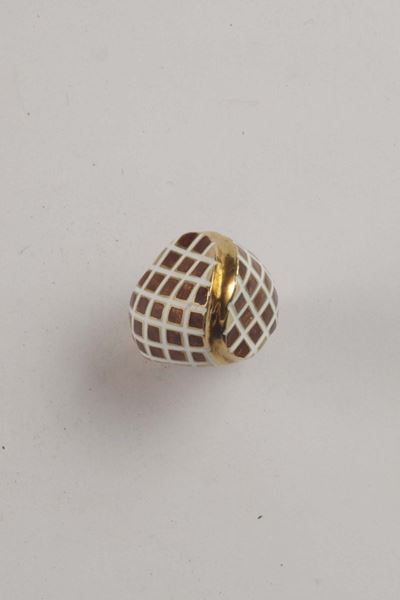 Anello con Smalti Policromi