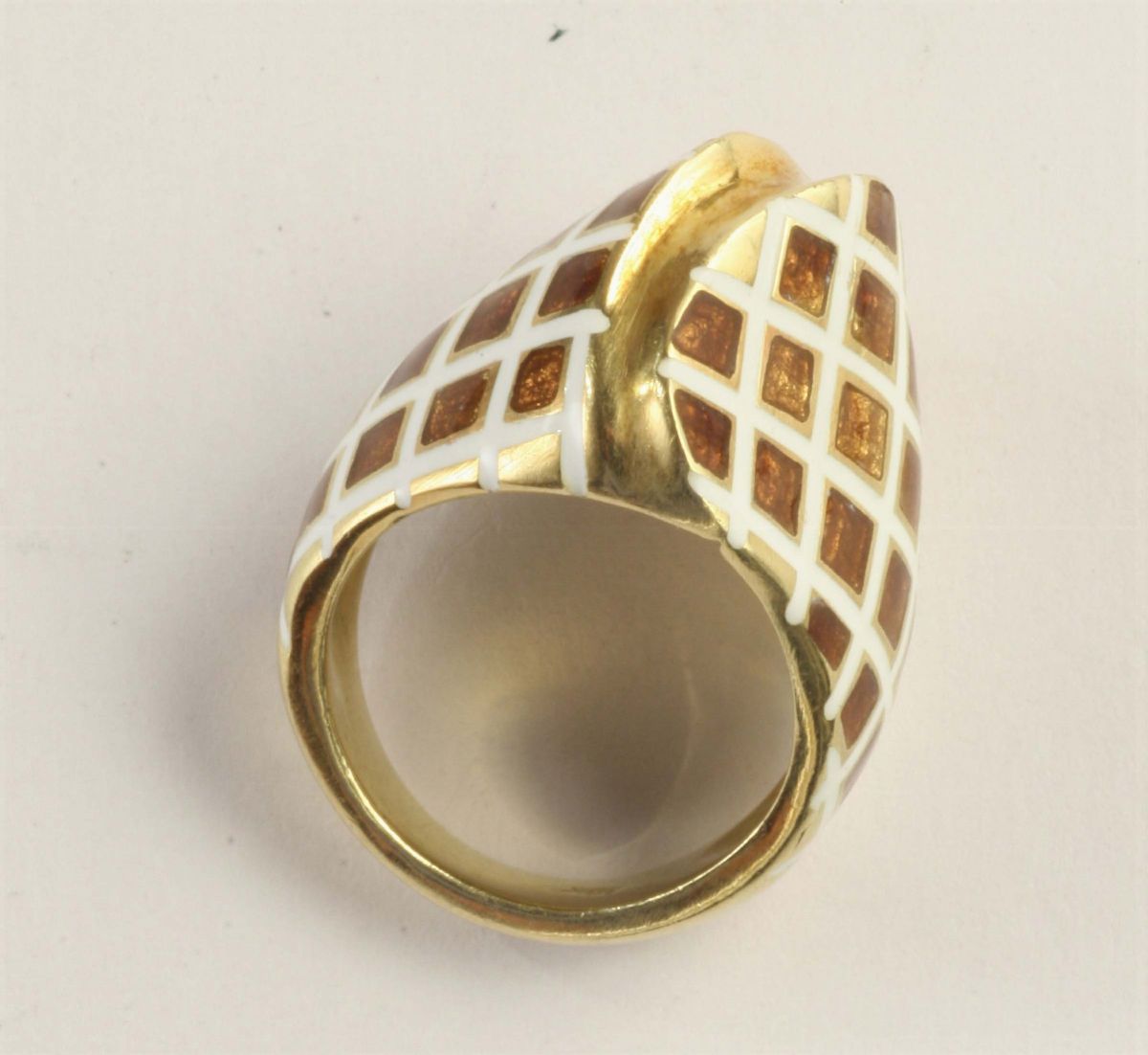Anello con Smalti Policromi