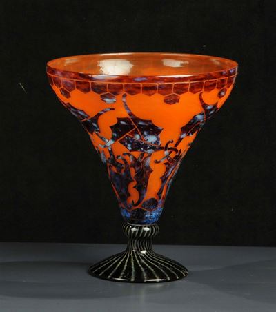 Le Verre Francaisgrande Coppa in Vetro Arancione