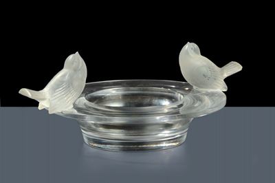 Renž Lalique (1860-1945) - Franciadeux Moineaux Moqueurs