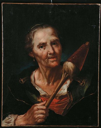 Giuseppe Nogari (1699-1763)ritratto di Anziana