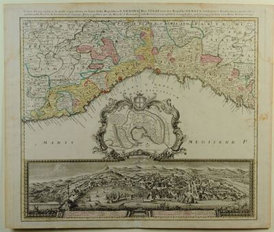 Carta Geografica dello Stato della Repubblica di Genova, 1743