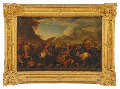 Aniello Falcone (1607-1656)battaglia di Cavalieri