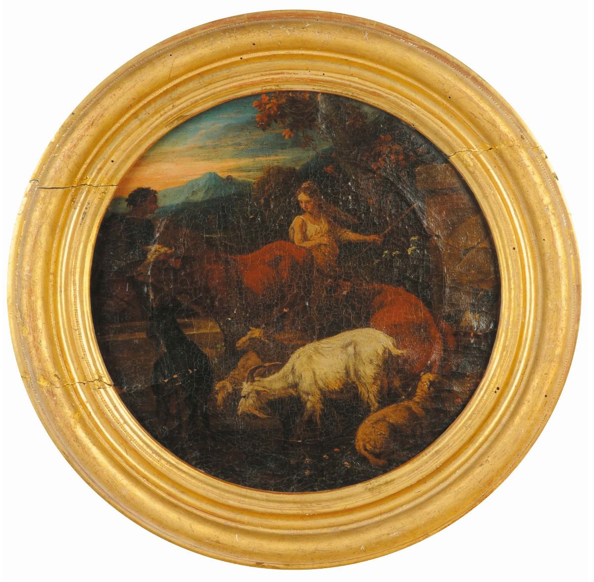 Scuola Romana del XVII Secolopaesaggio con Armentipaesaggio con Armenti