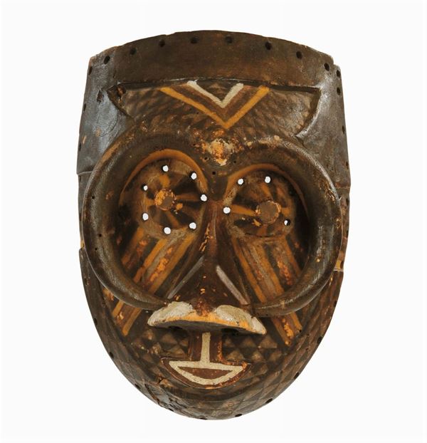 PWOOMITOK, maschera rituale antropozoomorfa Kuba