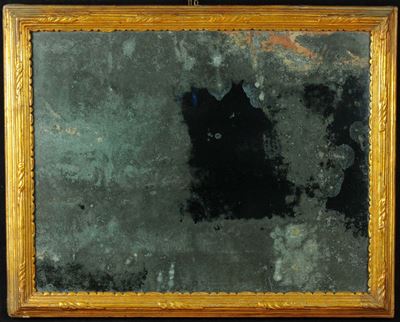 Specchiera in Legno Intagliato e Dorato, Fine XIX Secolo