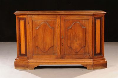 Credenza Provenzale a Due Ante Pannellate, XIX Secolo