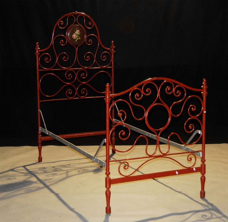 Letto in ferro  - Asta Antiquariato e Dipinti Antichi - Cambi Casa d'Aste