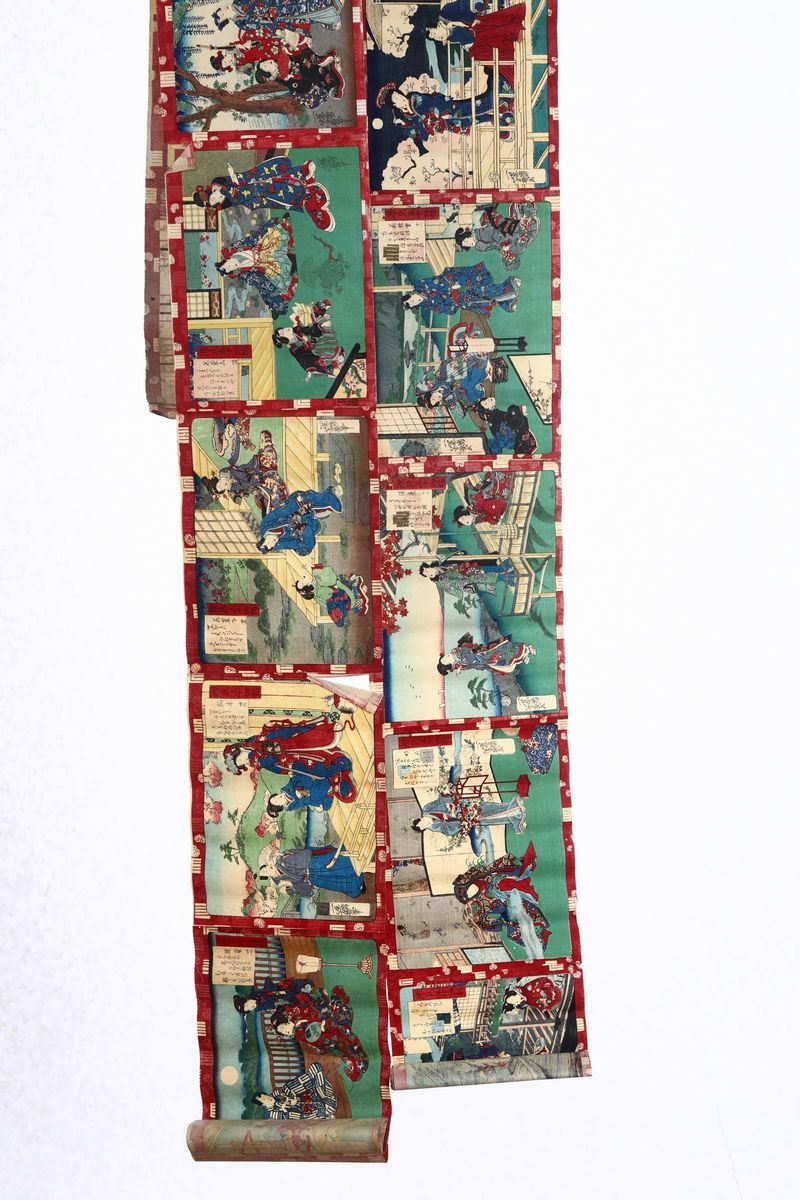 Coppia di rotoli, Cina XX secolo  - Auction Antiquariato e Dipinti Antichi - Cambi Casa d'Aste