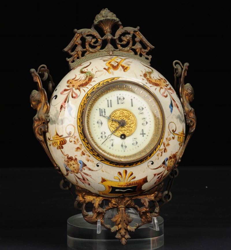 Orologio in ceramica, XX secolo  - Auction Antiquariato e Dipinti Antichi - Cambi Casa d'Aste