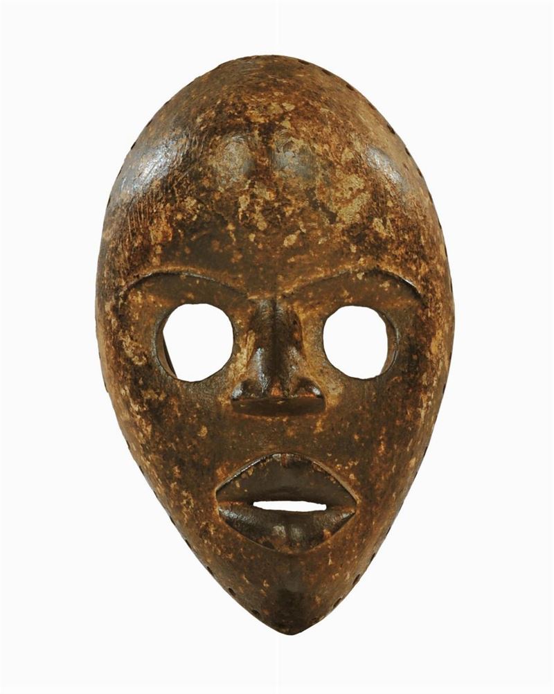 Rara maschera Dan Zakpei o Gunye ge Dan  - Asta Arti Primarie dall'Africa e Oceania - Cambi Casa d'Aste