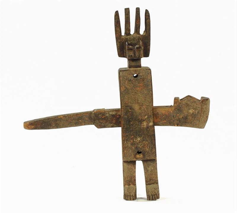 Serratura scolpita Bamana  - Auction Primary Arts from Africa and Oceania - Cambi Casa d'Aste