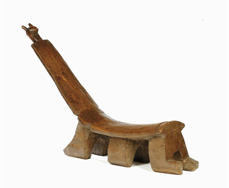 Seduta rituale Lobi/Gurunsi  - Asta Arti Primarie dall'Africa e Oceania - Cambi Casa d'Aste