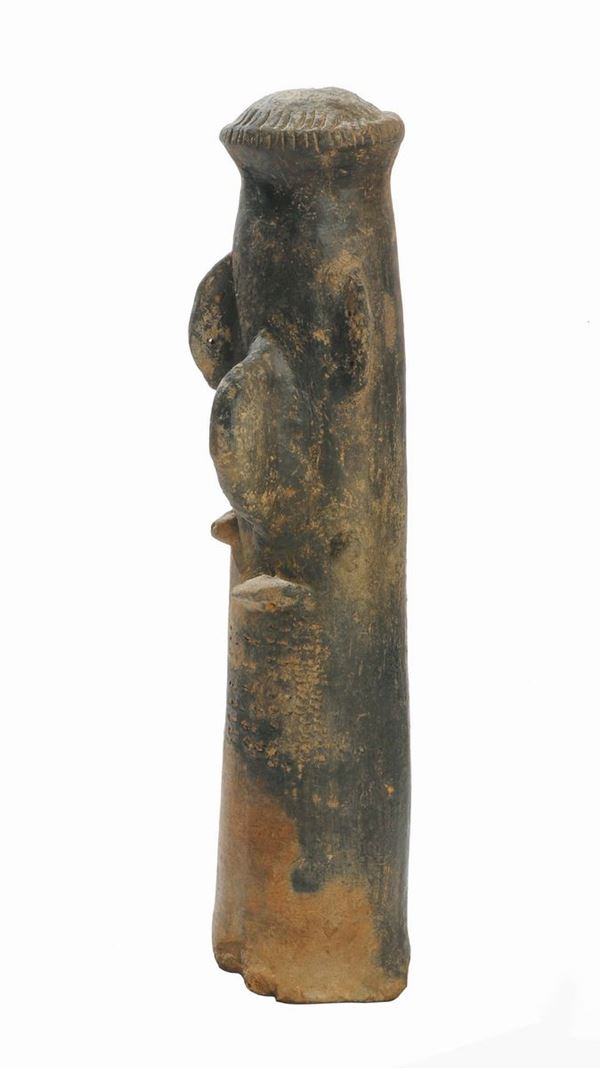 Elemento rituale antropomorfo Bura, XII secolo