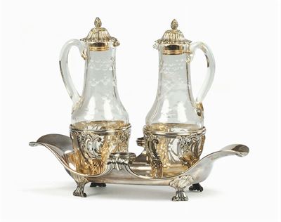 Oliera Luigi XV in Argento, Francia XVIII Secolo