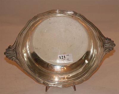 Risottiera in Argento in Stile Barocchetto con Bordo Sagomato, Francia XIX Secolo