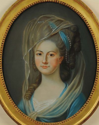 Antoine Didier D’epinal (XVIII Secolo)ritratto di Francoise Louise De Lachambre, 1774
