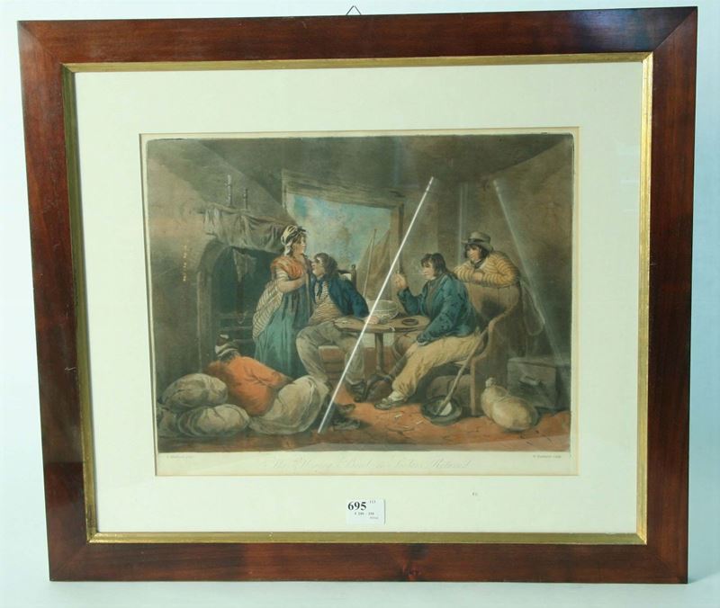 G Morland, Londra1794 Il ritorno dei pescatori  - Auction OnLine Auction 05-2012 - Cambi Casa d'Aste