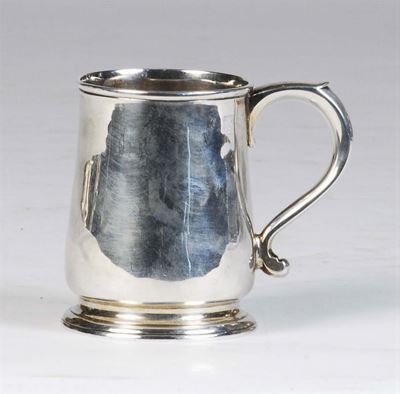 Piccolo Mug in Argento, Londra 1865