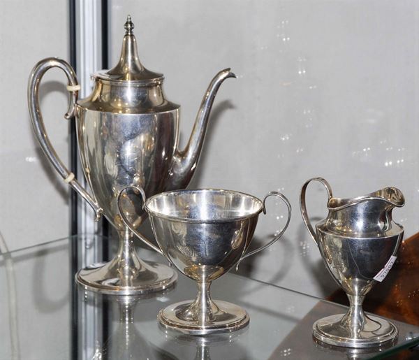 Set da colazione in argento