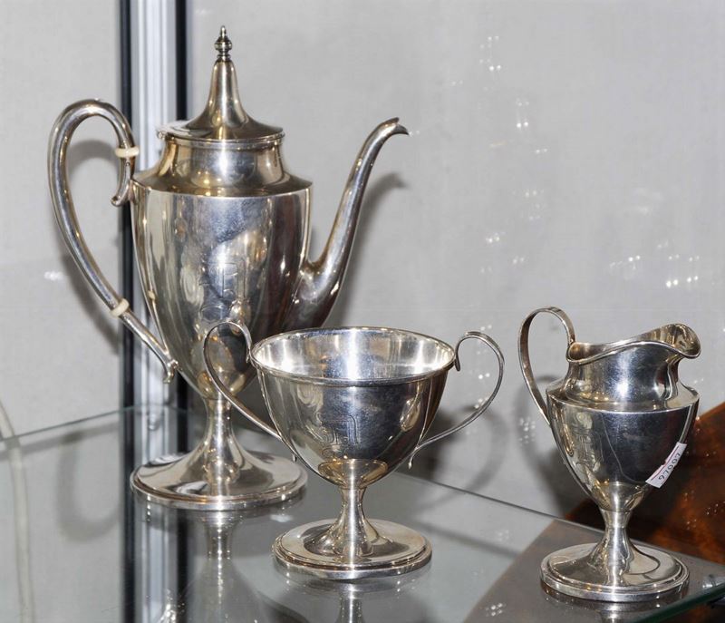 Set da colazione in argento  - Auction Antiquariato e Dipinti Antichi - Cambi Casa d'Aste
