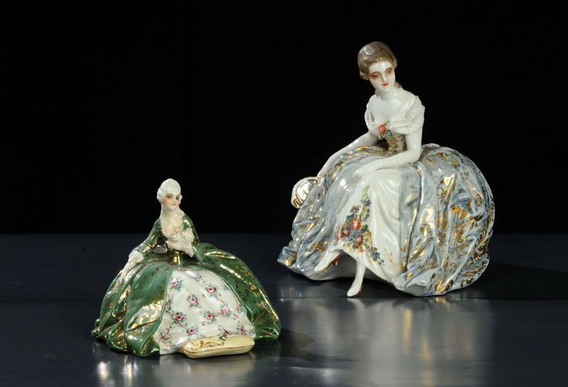 Due damine Fabris  - Auction Antiquariato e Dipinti Antichi - Cambi Casa d'Aste