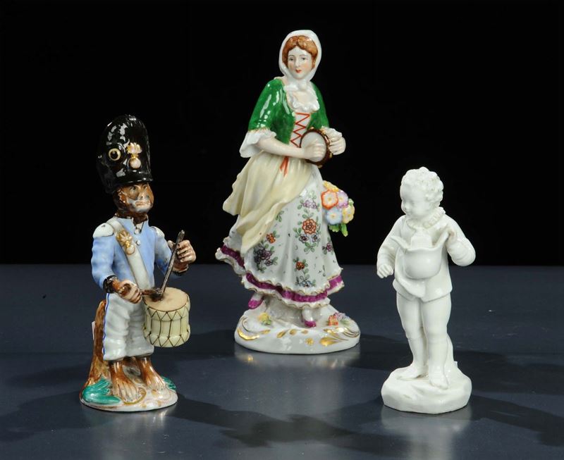 Statuina in porcellana, Vienna 1770  - Asta Antiquariato e Dipinti Antichi - Cambi Casa d'Aste
