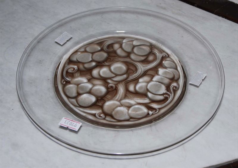 Piatto Marienthal Rene Lalique (modello del 1927)  - Asta Antiquariato e Dipinti Antichi - Cambi Casa d'Aste