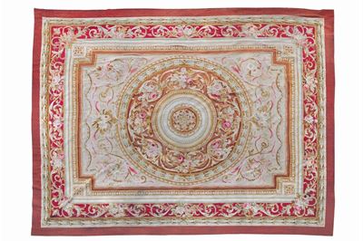 Tappeto Aubusson, Francia XIX Secolo