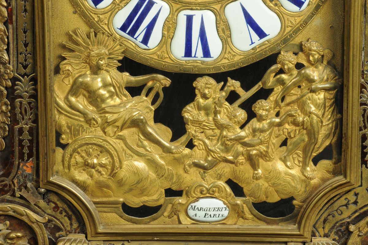 Pendola Boulle da Parete, Parigi, Marguerite, Metˆ XVIII Secolo