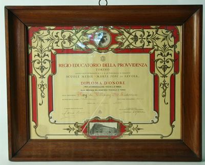 Diploma Ad Honorem Datato 1841